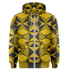 Abstract Pattern Geometric Backgrounds   Men s Zipper Hoodie by Eskimos