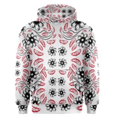 Folk Flowers Print Floral Pattern Ethnic Art Men s Core Hoodie by Eskimos