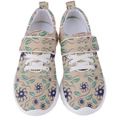 Folk Flowers Print Floral Pattern Ethnic Art Women s Velcro Strap Shoes by Eskimos