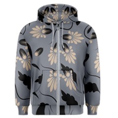 Folk Flowers Print Floral Pattern Ethnic Art Men s Zipper Hoodie by Eskimos