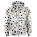 Folk flowers print Floral pattern Ethnic art Men s Zipper Hoodie View1