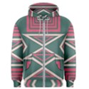 Abstract pattern geometric backgrounds   Men s Zipper Hoodie View1