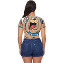 Bulldog-cartoon-illustration-11650862 Side Button Cropped Tee View4