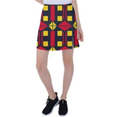 Abstract Pattern Geometric Backgrounds   Tennis Skirt by Eskimos