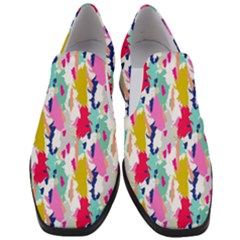 Acryl Paint Women Slip On Heel Loafers by CoshaArt