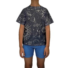 Mystic Patterns Kids  Short Sleeve Swimwear by CoshaArt