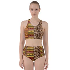 Abbey Abstract Safari Safari Safari Pop Tropical Girls 2 With Texture Racer Back Bikini Set by MickiRedd