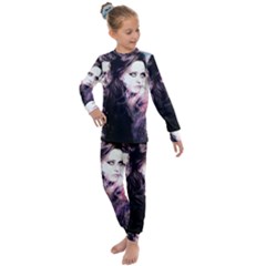 Sakura Girl Kids  Long Sleeve Set  by MRNStudios