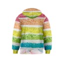 Rainbow-cake-layers Marshmallow-candy-texture Kids  Zipper Hoodie View2