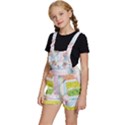 Rainbow-cake-layers Marshmallow-candy-texture Kids  Short Overalls View2