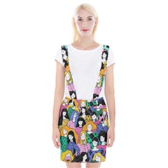 Women Braces Suspender Skirt by Sparkle