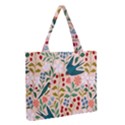 Floral Zipper Medium Tote Bag View2