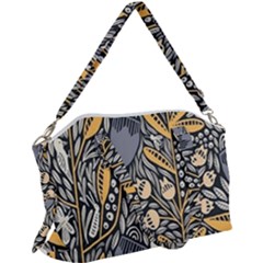 Floral Canvas Crossbody Bag by Sparkle