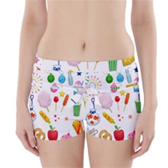 Summer-fair-food-goldfish Copy Copy Boyleg Bikini Wrap Bottoms by Nexatart