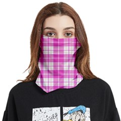 Pink Tartan Face Covering Bandana (two Sides) by tartantotartanspink