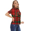 Boyd Modern Tartan 2 Women s Short Sleeve Double Pocket Shirt View2