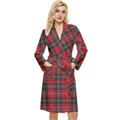 Boyd Modern Tartan Long Sleeve Velour Robe by tartantotartansred