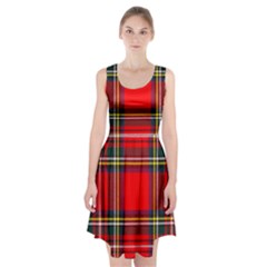 Stewart Royal Modern Heavy Weight Tartan Racerback Midi Dress by tartantotartansreddesign