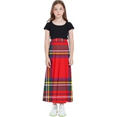 Stewart Royal Modern Heavy Weight Tartan Kids  Flared Maxi Skirt by tartantotartansreddesign