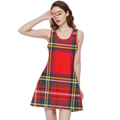 Stewart Royal Modern Heavy Weight Tartan Inside Out Racerback Dress by tartantotartansreddesign