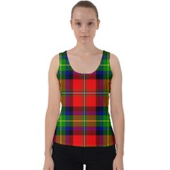 Boyd Tartan Velvet Tank Top by tartantotartansreddesign