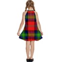 Boyd Tartan Kids  Halter Collar Waist Tie Chiffon Dress View4