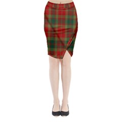 78th  Fraser Highlanders Tartan Midi Wrap Pencil Skirt by tartantotartansreddesign