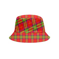 Tartan And Plaid 3 Inside Out Bucket Hat (kids) by tartantotartansreddesign