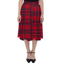 Royal Stewart Tartan Classic Midi Skirt by tartantotartansreddesign