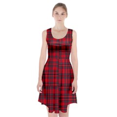 Royal Stewart Tartan Racerback Midi Dress by tartantotartansreddesign