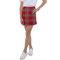 Tartan Pattern 40 Kids  Tennis Skirt by tartantotartansreddesign