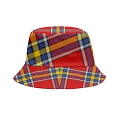 Tartan Pattern 40 Inside Out Bucket Hat by tartantotartansreddesign