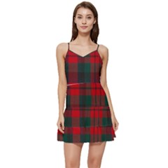 Macduff Modern Tartan Short Frill Dress by tartantotartansallreddesigns