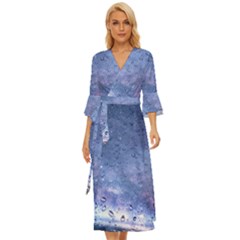 Gouttes D eau Galaxy Midsummer Wrap Dress by kcreatif