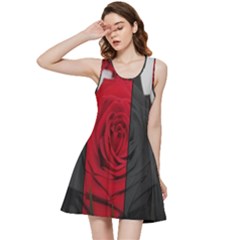 Roses Rouge Fleurs Inside Out Racerback Dress by kcreatif