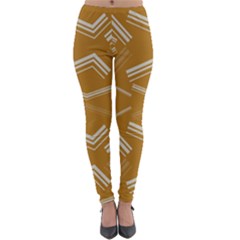 Abstract Geometric Design    Lightweight Velour Leggings by Eskimos