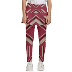 Abstract Pattern Geometric Backgrounds   Kids  Skirted Pants by Eskimos