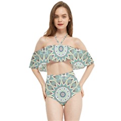 Mandala  Halter Flowy Bikini Set  by zappwaits