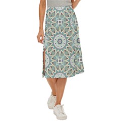 Mandala  Midi Panel Skirt by zappwaits