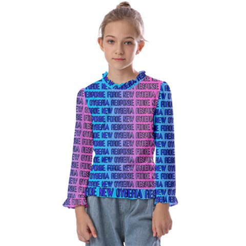 New Cyberia Response Force Kids  Frill Detail Tee by WetdryvacsLair