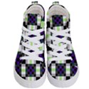 Agender Flag Plaid With Difference Kids  Hi-Top Skate Sneakers View1