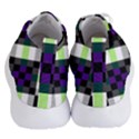 Agender Flag Plaid With Difference Women s Lightweight High Top Sneakers View4