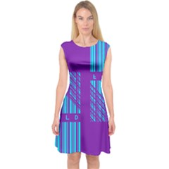 Fold At Home Folding Capsleeve Midi Dress by WetdryvacsLair