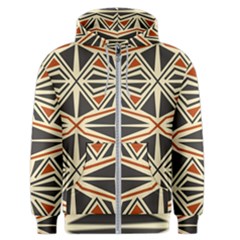 Abstract Geometric Design    Men s Zipper Hoodie by Eskimos