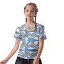 Abstract geometric design    Kids  Front Cut Tee View2