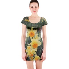 Sunny Day Short Sleeve Bodycon Dress by thedaffodilstore