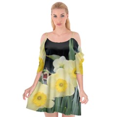 Daffodils In Bloom Cutout Spaghetti Strap Chiffon Dress by thedaffodilstore