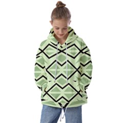 Abstract Pattern Geometric Backgrounds Kids  Oversized Hoodie by Eskimos