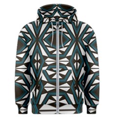 Abstract Pattern Geometric Backgrounds Men s Zipper Hoodie by Eskimos