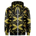 Folk flowers print Floral pattern Ethnic art Men s Zipper Hoodie View1